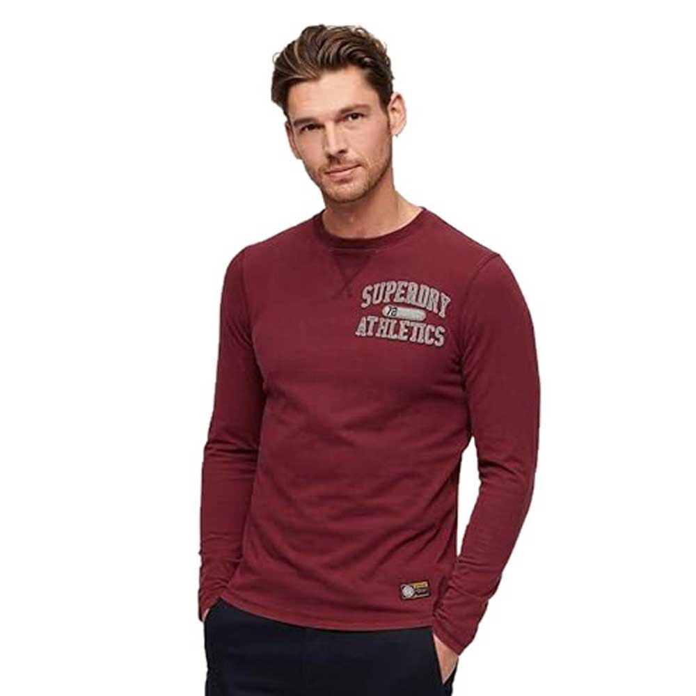 

Футболка Superdry Vintage Athletic Chest Long , красный