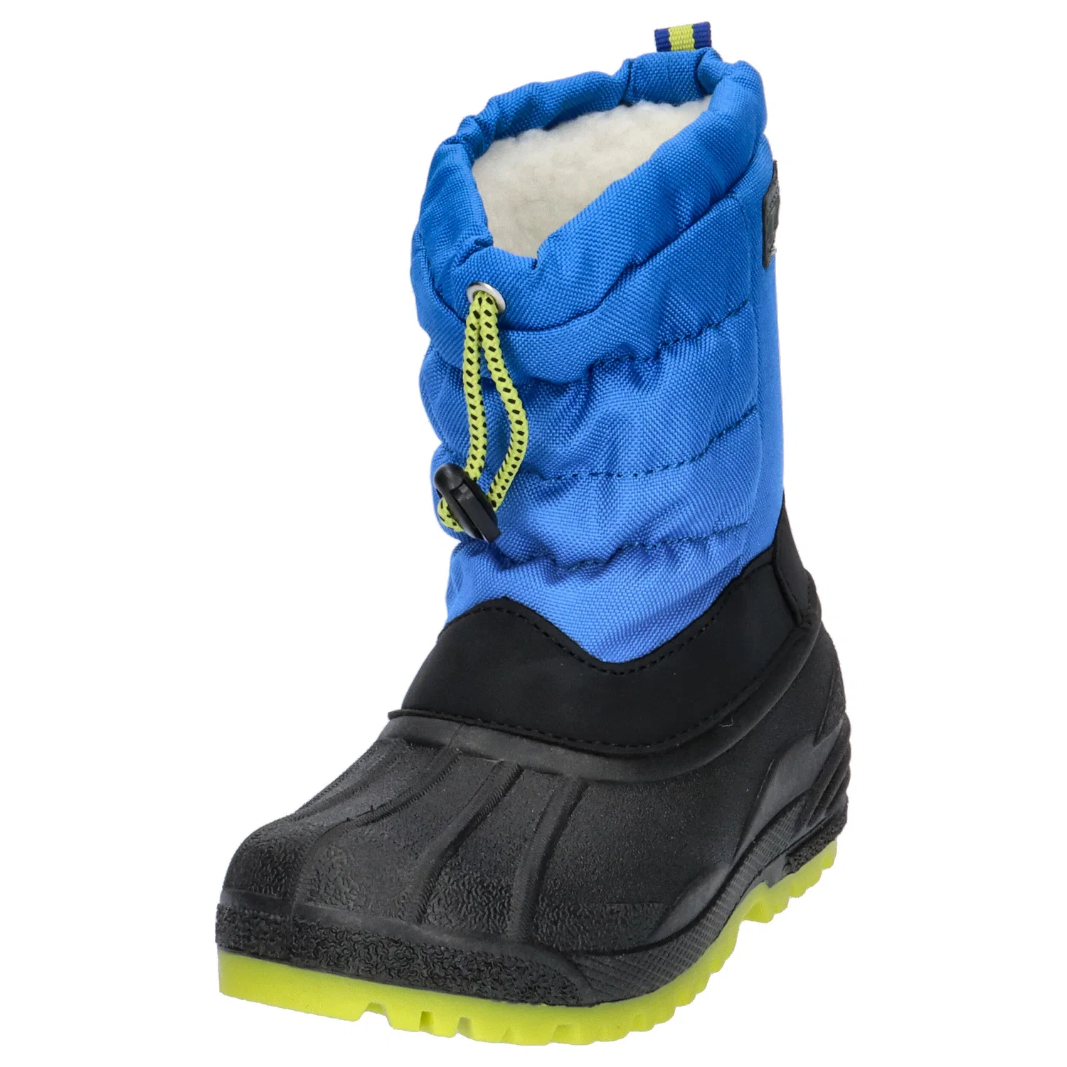Детские зимние ботинки с высоким голенищем CMP Kids Hanki 3.0 Snow Boots, Konigsblau Schwarz Gelb — фото 4