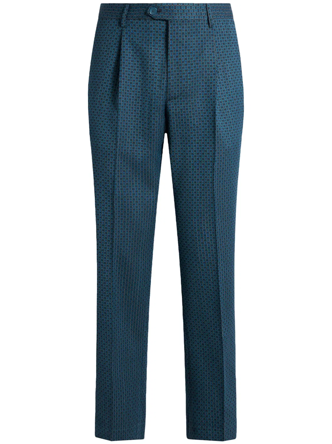 Брюки с вышивкой ETRO, синий