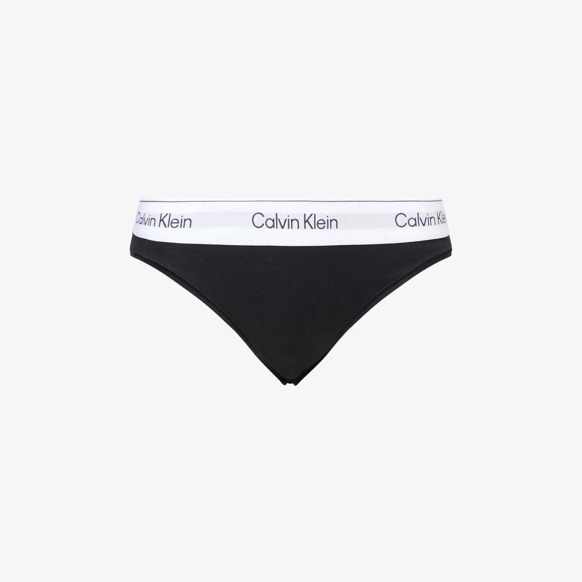 Трусики-бикини icon из хлопково-модального трикотажа Calvin Klein, черный