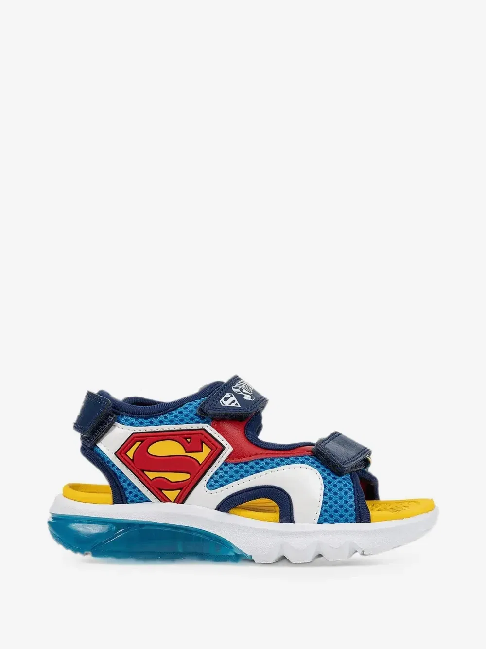 Сандалии X Superman Cyberdron на липучках Geox Kids, синий — фото 2