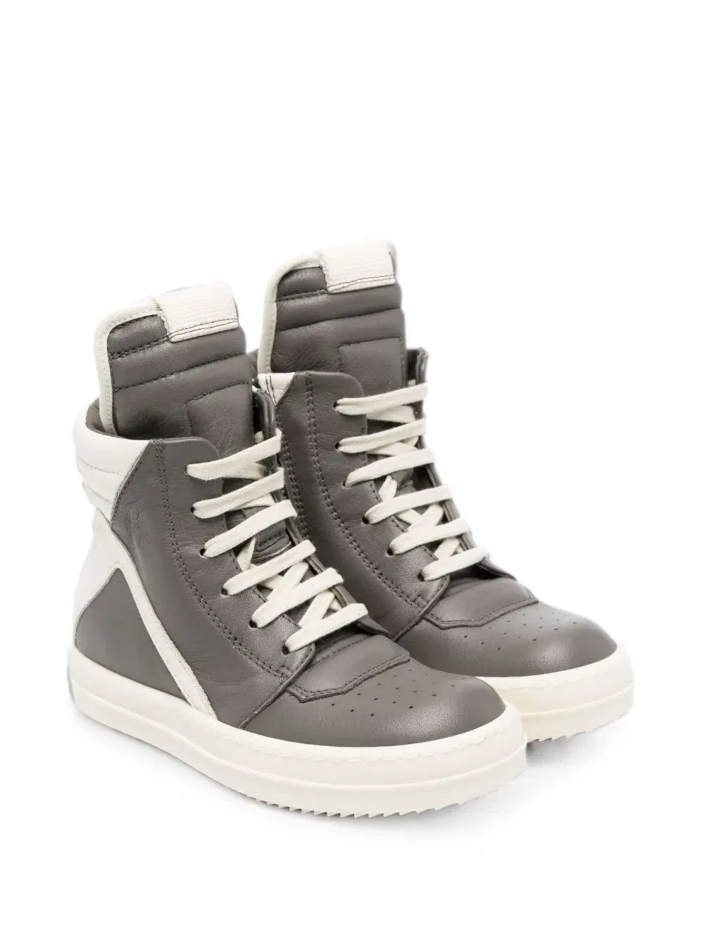 Высокие кеды Geobasket Rick Owens Kids, серый