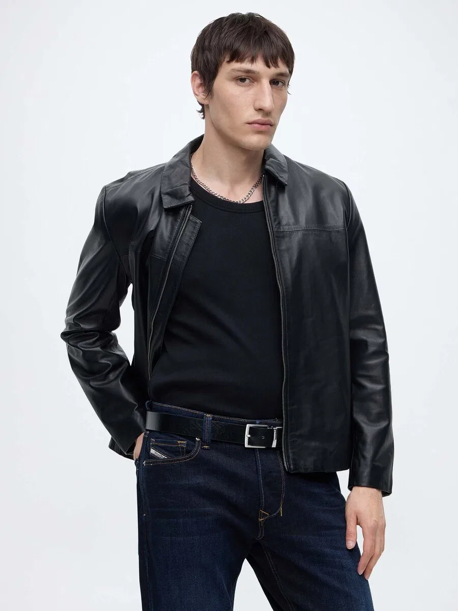 Джинсы DIESEL Regular Jeans '1986 LARKEE-BEEX' темно-синего цвета — фото 3