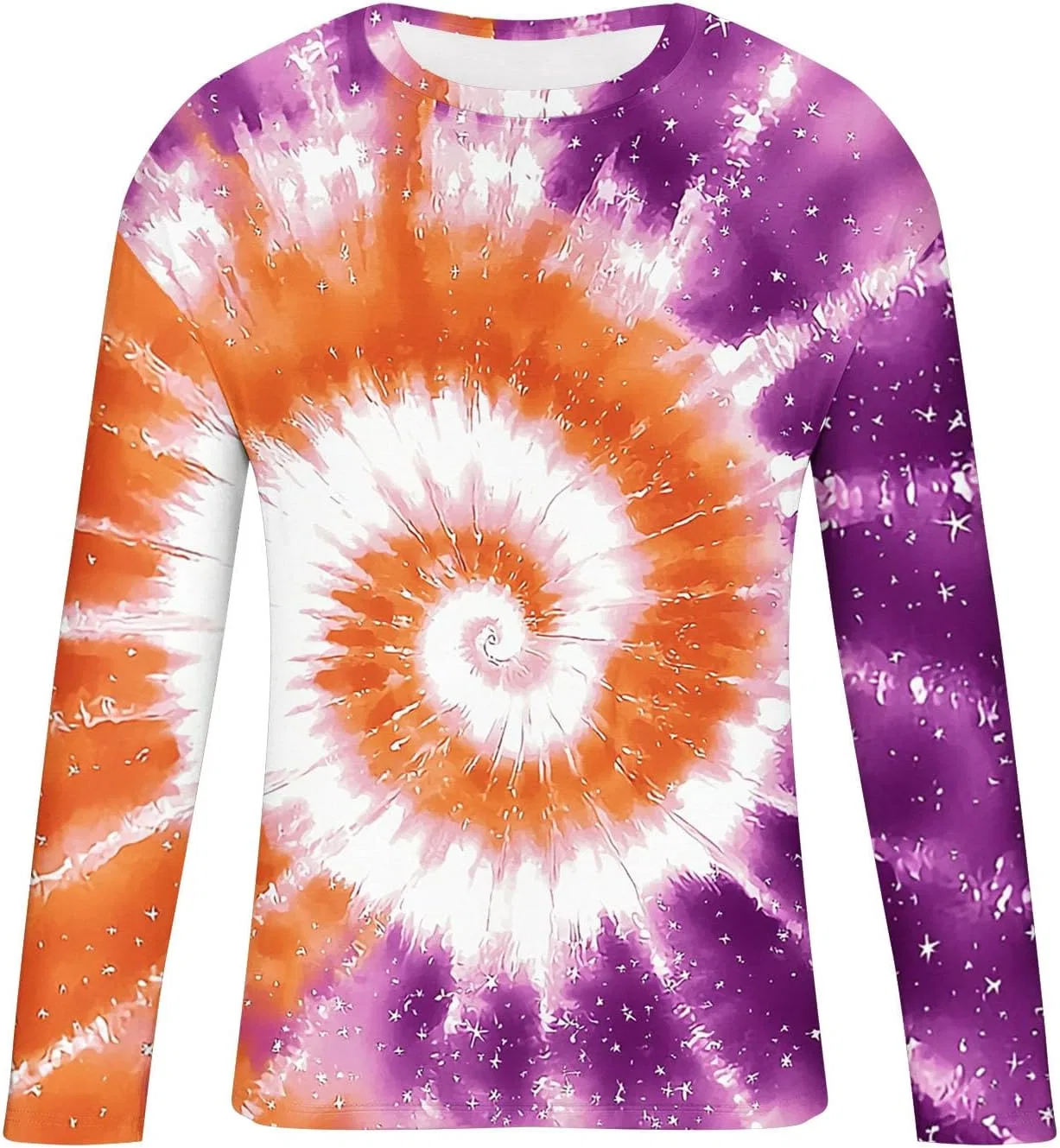 Мужская футболка с длинным рукавом Tie Dye, Purple — фото 4