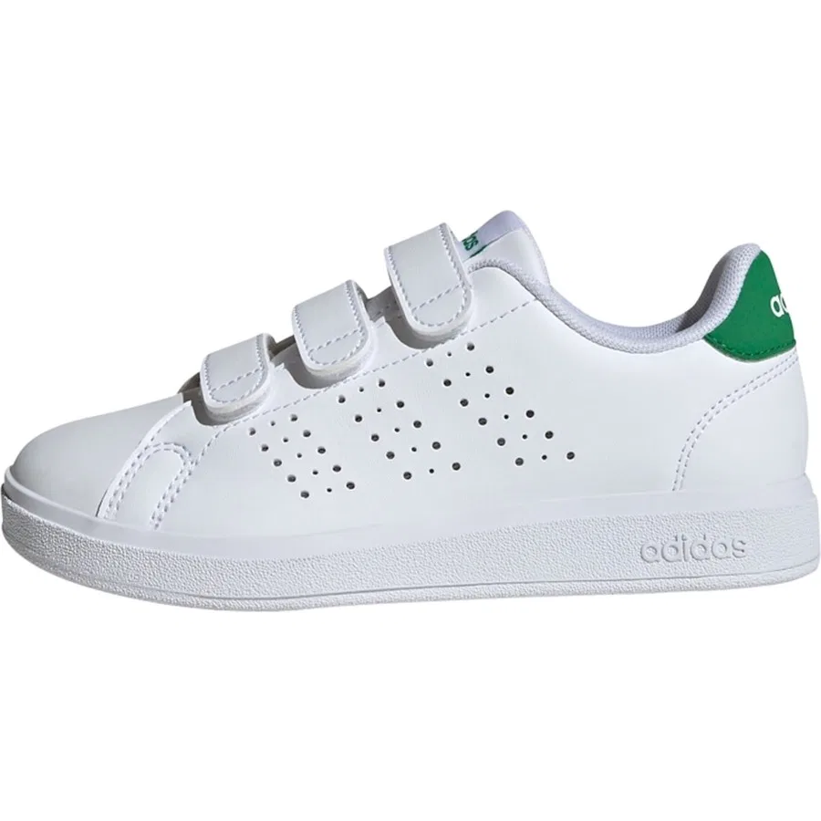 Детские спортивные кроссовки с 3 полосками Sportswear IE9019 Advantage Base 2.0 Shoes Kids adidas, Белый — фото 3