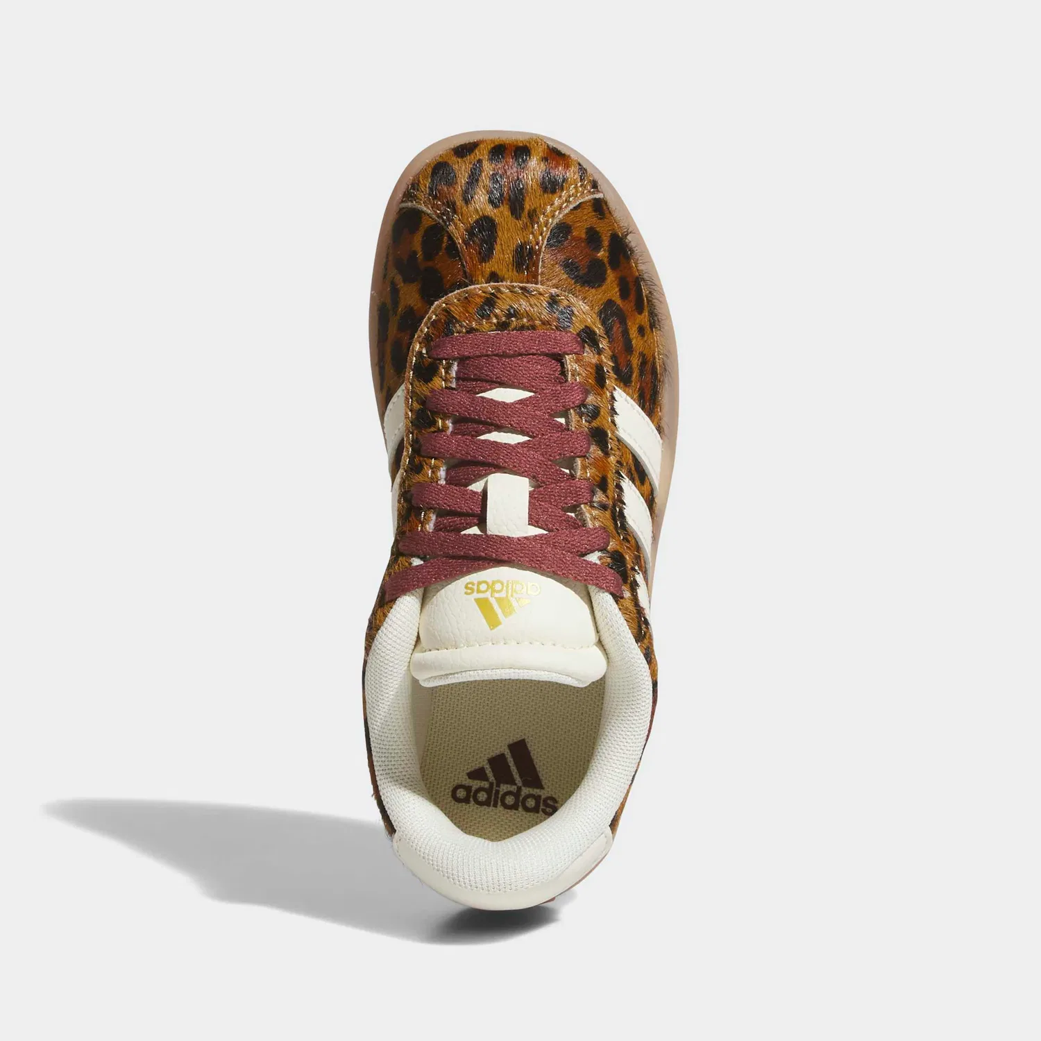 Детские кроссовки с кожаным верхом Adidas Sportswear, Mesa/Cream White/Fox Brown — фото 4