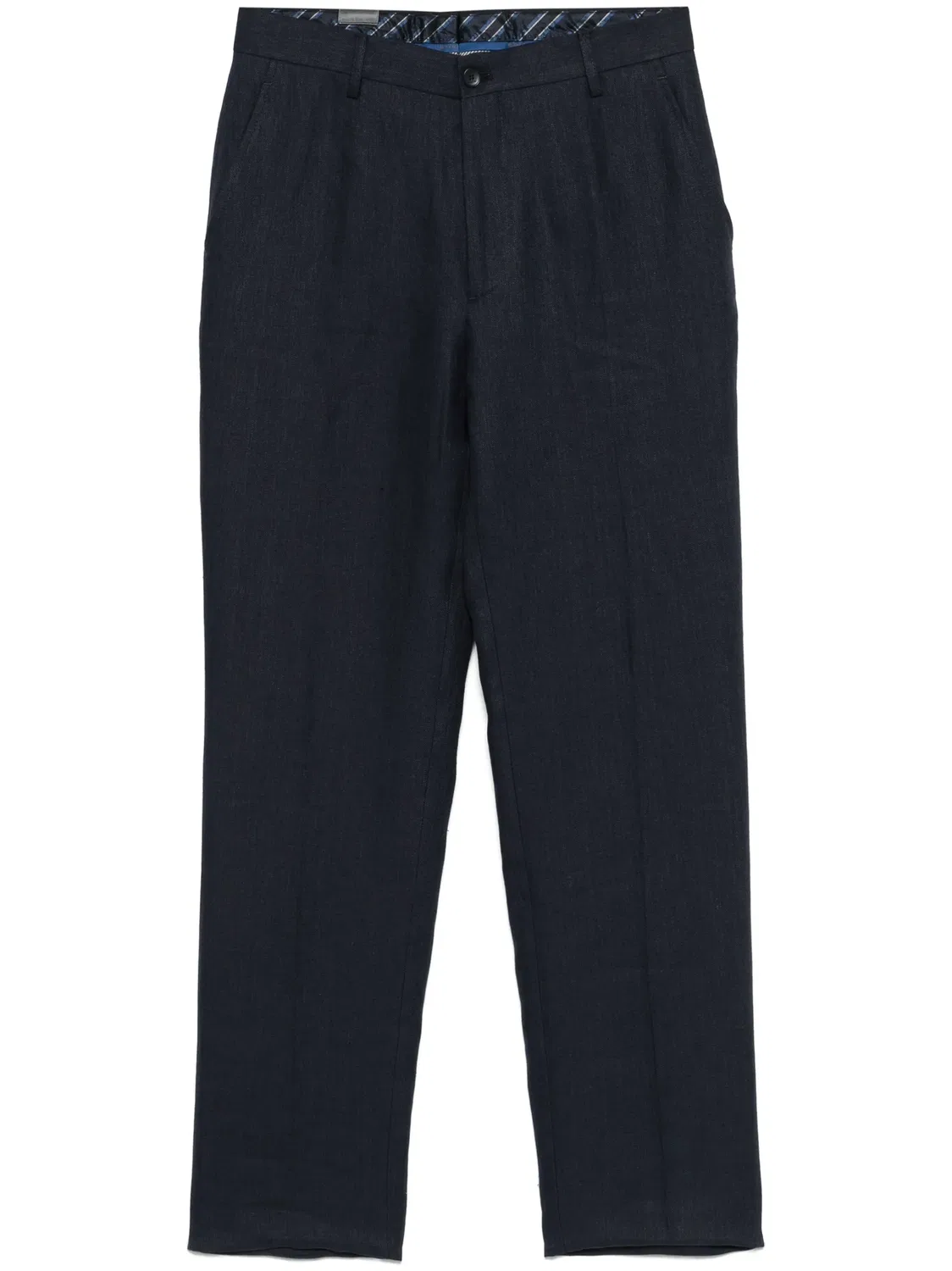 Классические брюки из льна ETRO, синий