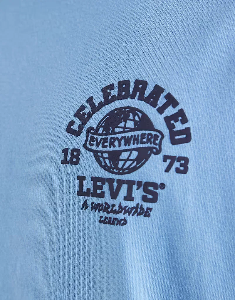 Футболка Levi's с графическим принтом, синий — фото 4