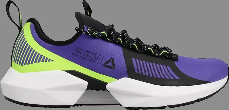 

Кроссовки sole fury ts 'neon lime'' Reebok, фиолетовый, Синий, Кроссовки sole fury ts 'neon lime'' Reebok, фиолетовый