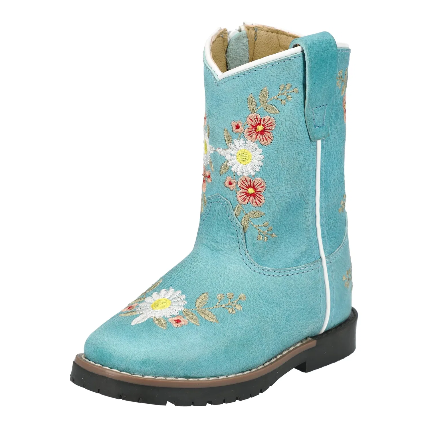 Детские ботинки для девочек классические с квадратным носком Smoky Mountain Boots, Turchese