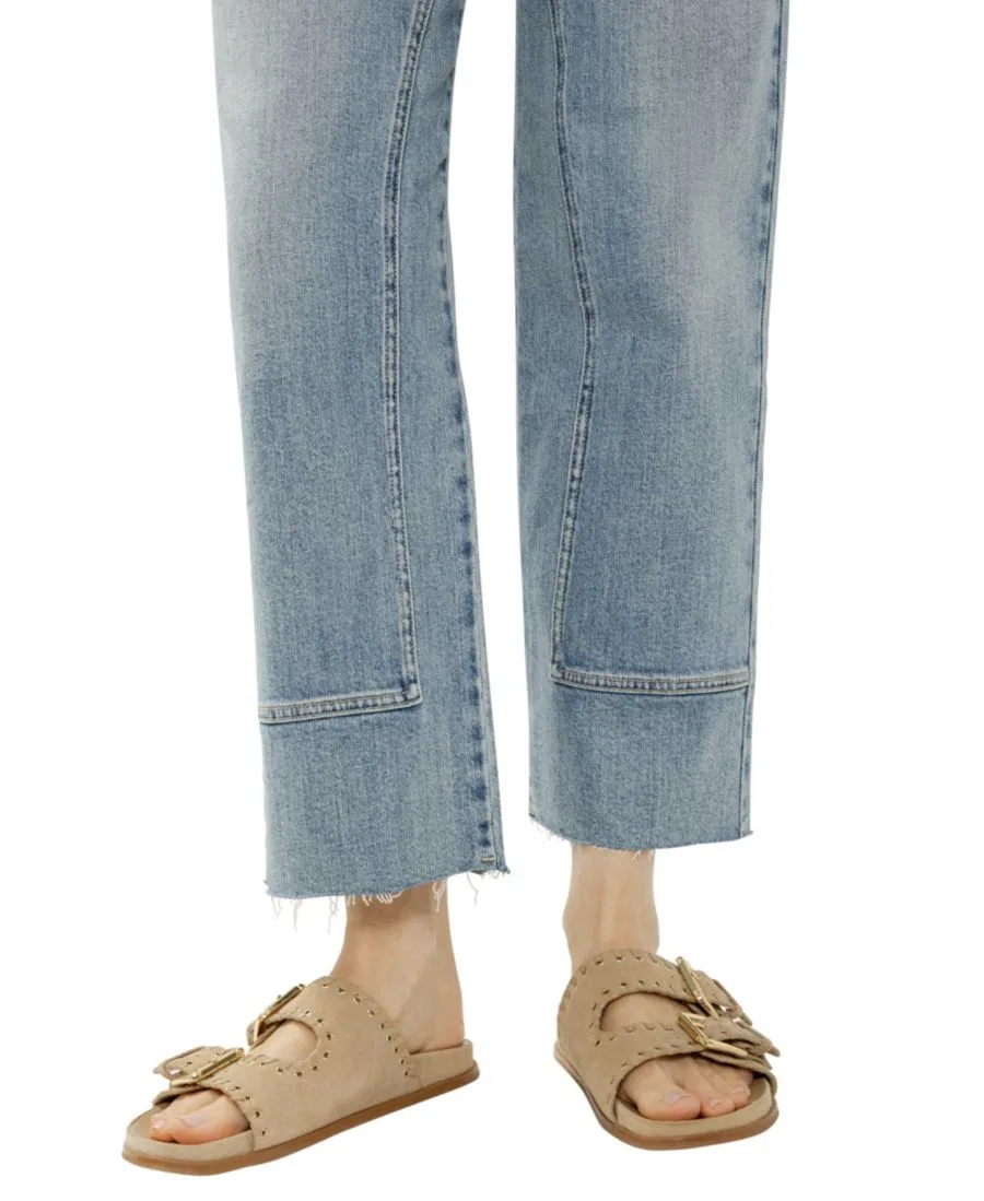 Джинсы прямого кроя Western Relaxed Straight-Leg Jeans Silver Jeans Co., Solstice — фото 2