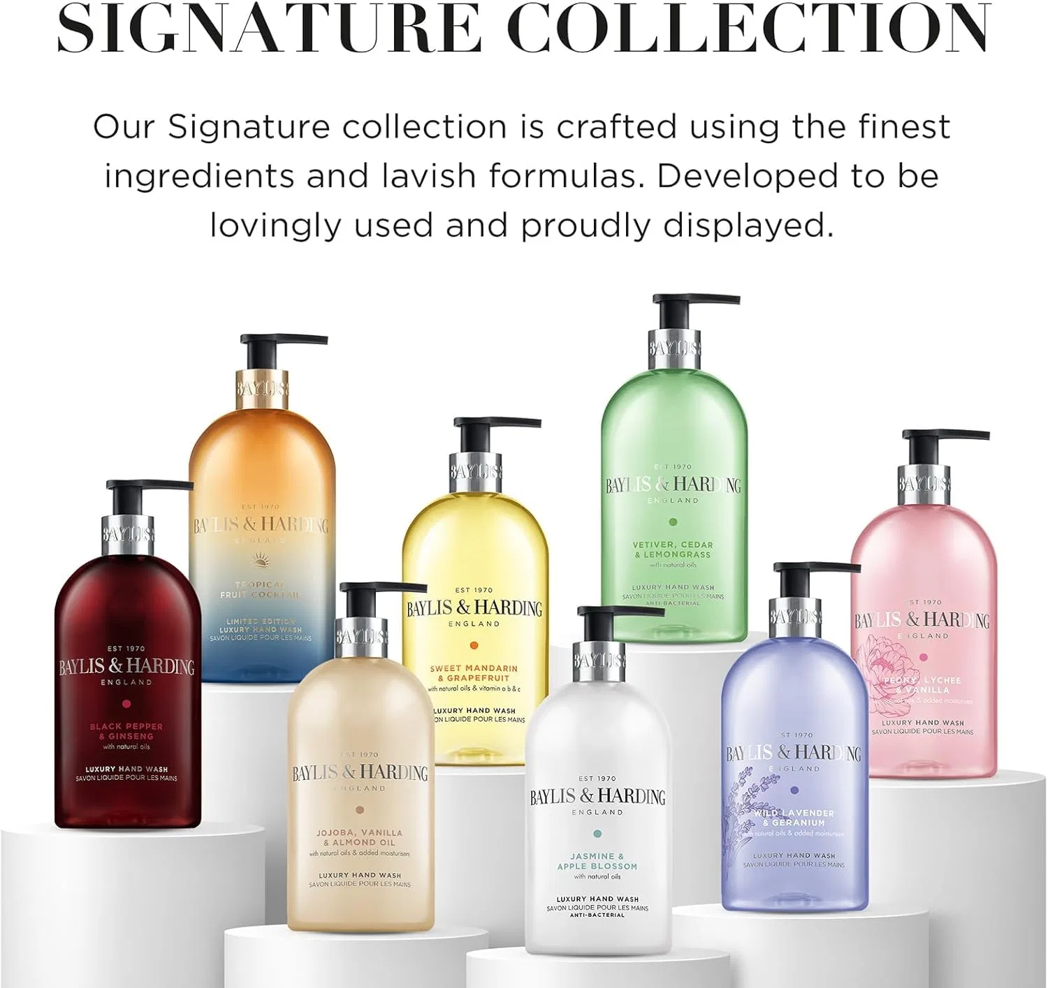 Жидкое мыло для рук Black Pepper & Ginseng, Baylis & Harding, 500 мл — фото 4
