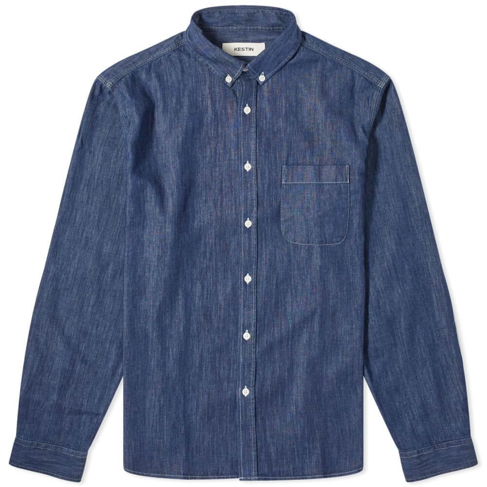 

Рубашка Kestin Raeburn Button Down, синий