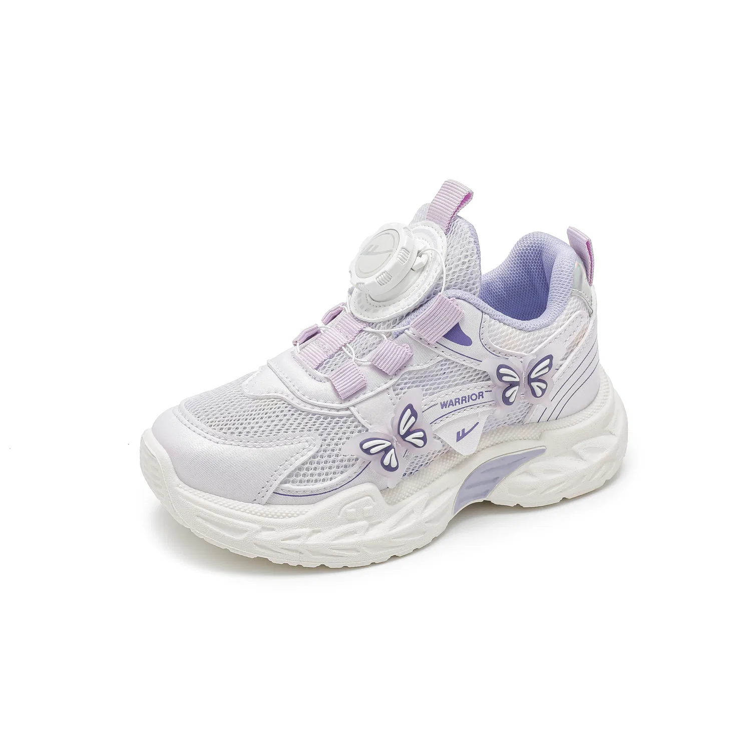 Детские кеды из дышащей сетки Purple WARRIOR