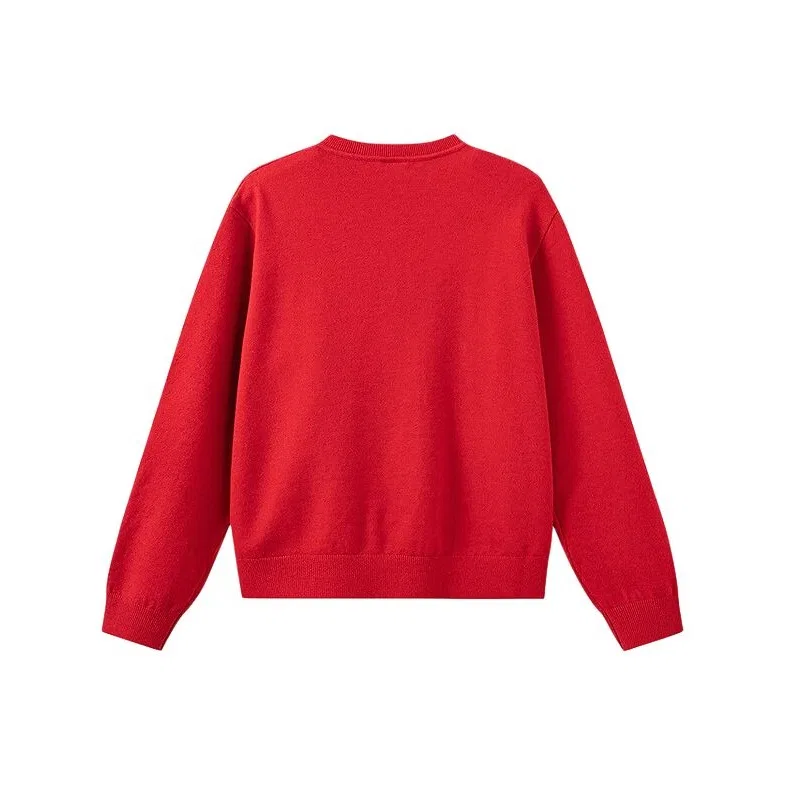 Свитер PUMA Kids Crew Neck Moderate, China Red — фото 3