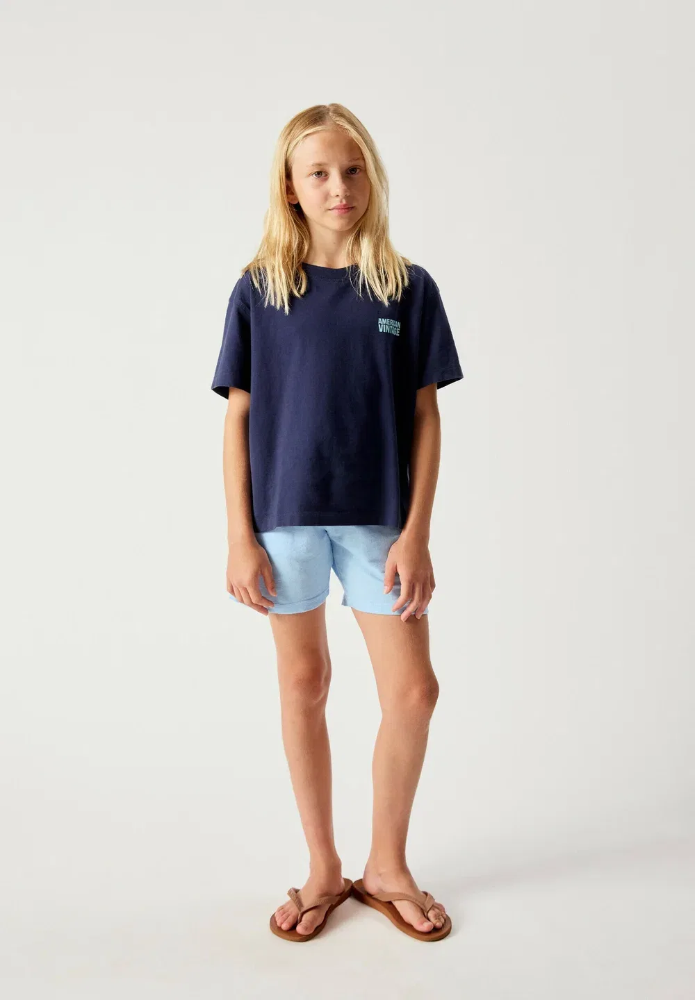 Детские спортивные штаны унисекс American Vintage, Bleu Ciel Vintage