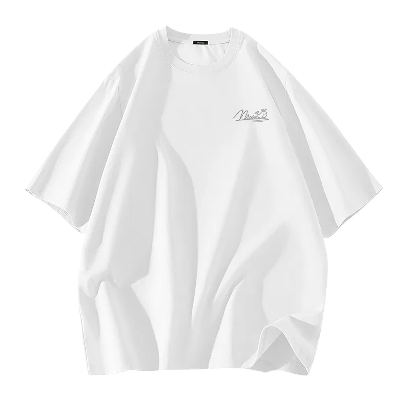 Детская футболка с принтом MINISO, Ice Silk Cooling Black (Mb Blue Gray Whale Chest Logo) — фото 3