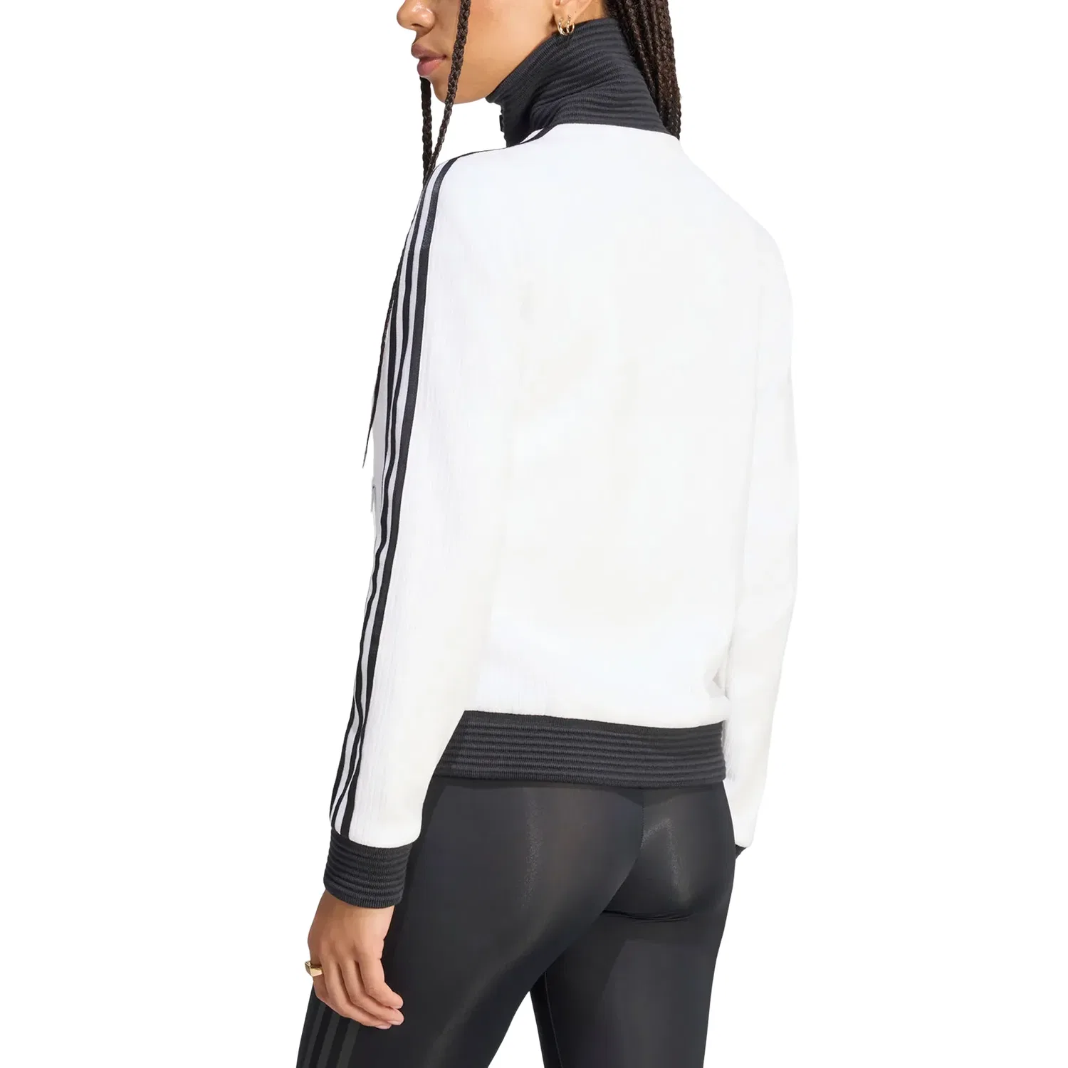 Женская куртка Jennie Fan Og Track Top Asia Sizing 'White' adidas, белый — фото 2