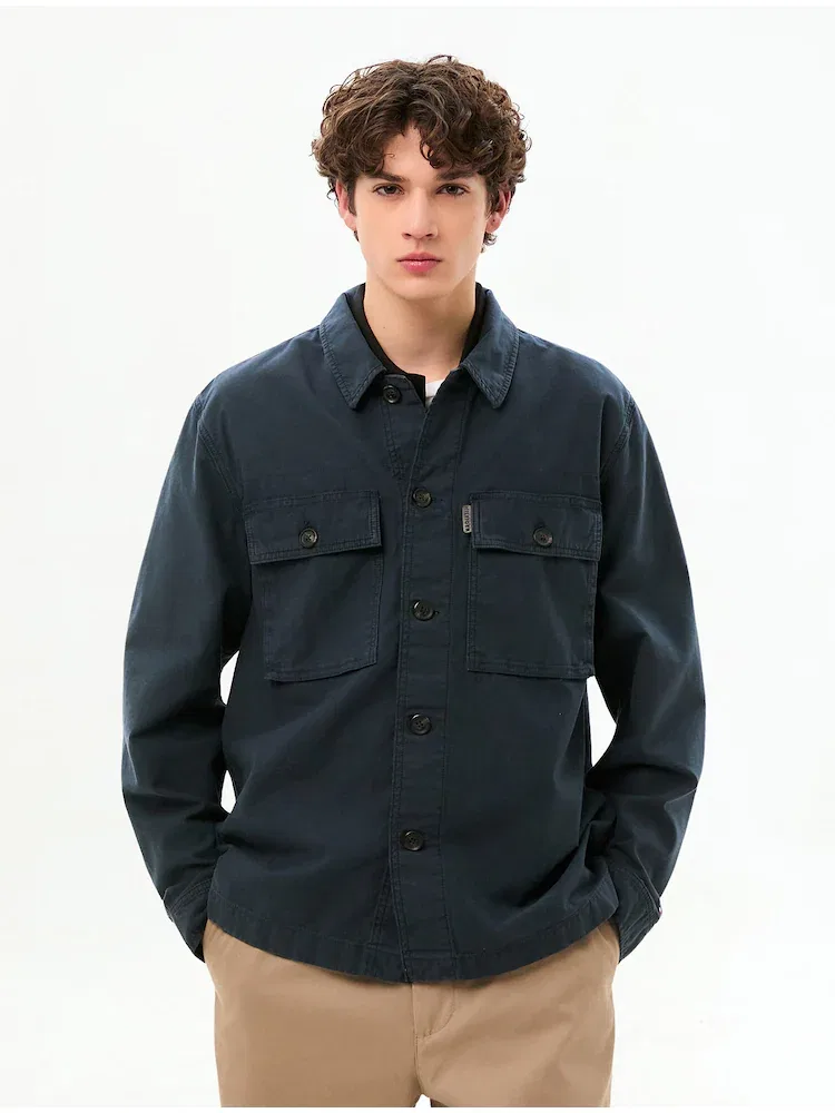 Куртка Utility Shirt Jacket TOMMY HILFIGER, Navy