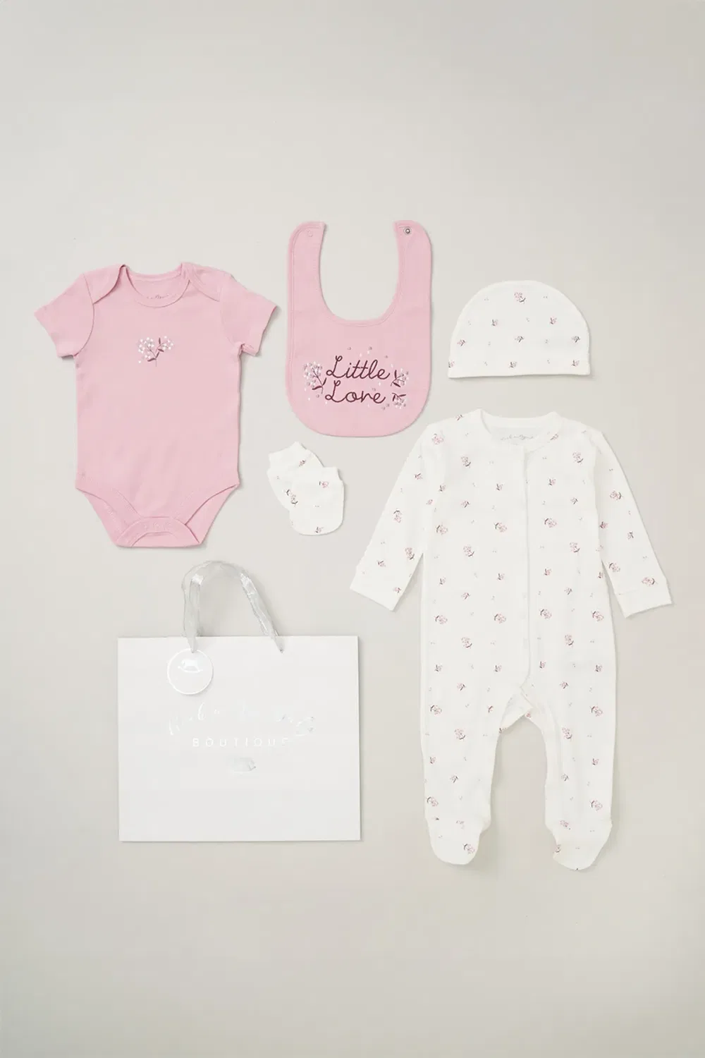 Детский хлопковый комплект из 5 предметов Rock A Bye Baby, Cream