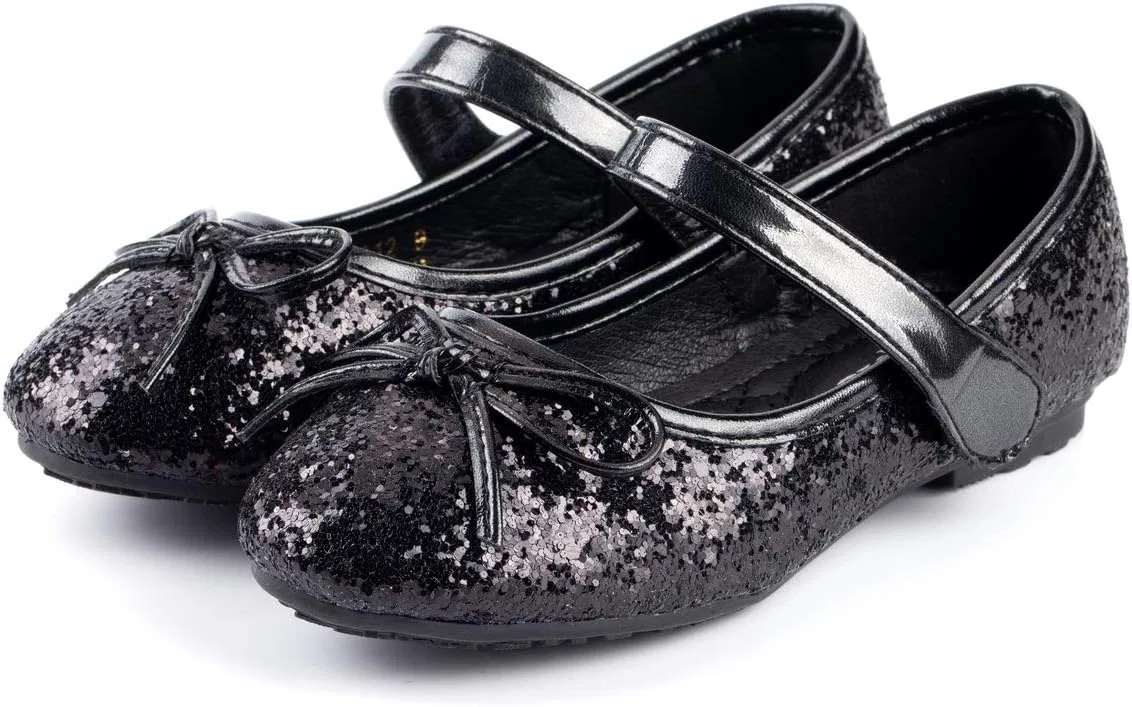 Детские балетки для девочек Nova Utopia Nova Footwear, Black — фото 2