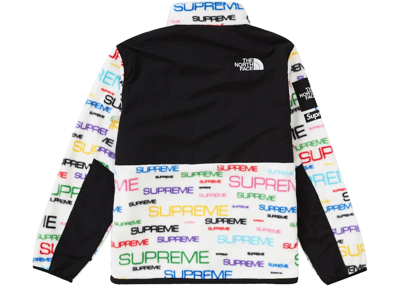 Мужская флисовая куртка с принтом Steep Tech Supreme, The North Face, White — фото 3