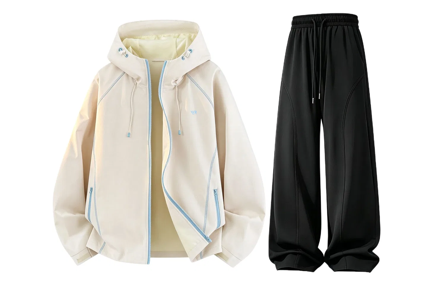 Детский комплект из куртки и брюк с капюшоном, ветрозащитный, Windbreaker Jacket & Pants Sets, WARRIOR — фото 3