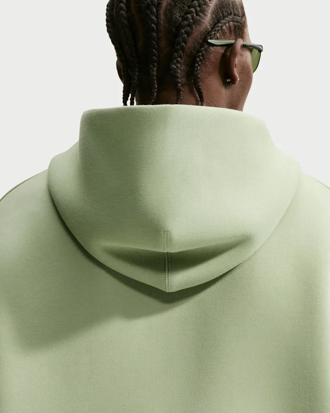 Мужская флисовая толстовка на молнии Nike Tech, Jade Horizon/Black — фото 2