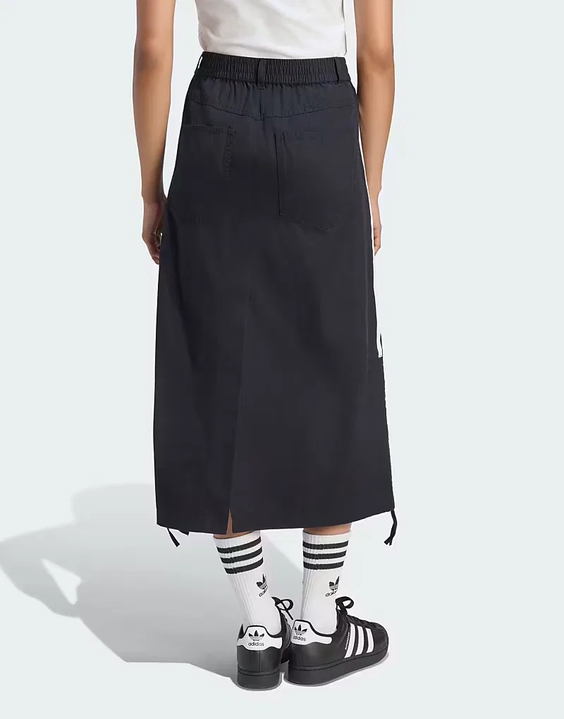 Юбка Adidas Originals Parachute, черный — фото 2