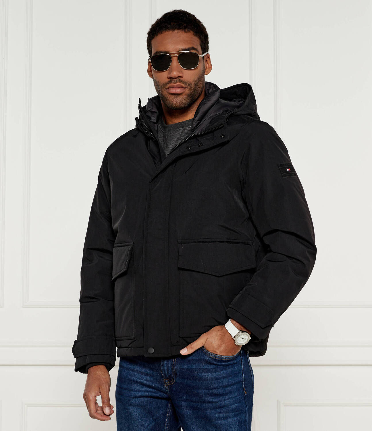 

Куртка Tommy Hilfiger ROCKIE Regular Fit, черный