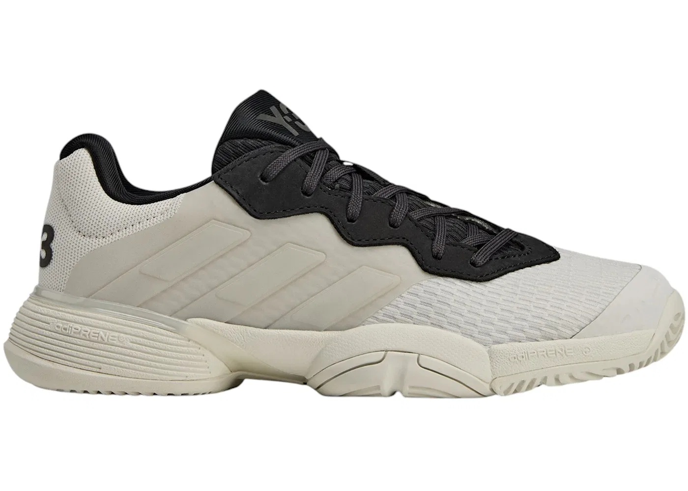 Детские кроссовки для мальчиков с шнуровкой Adidas Y-3 Barricade, Orbit Grey/Orbit Grey/Black