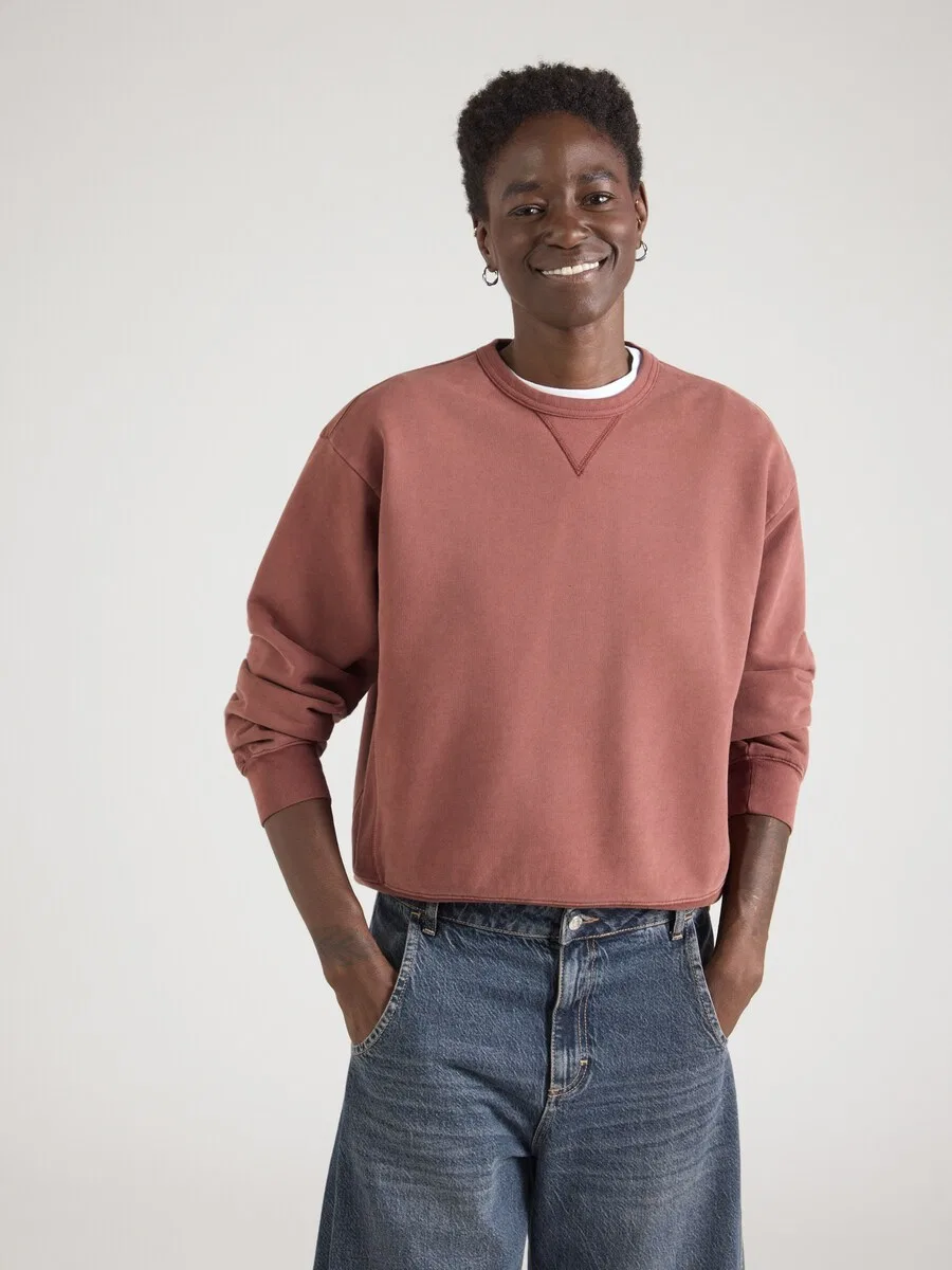Толстовка LEVI'S 'Heritage' пастельно-красного цвета — фото 2