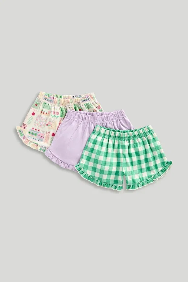 Детские шорты для девочек хлопковые Mothercare, Lilac