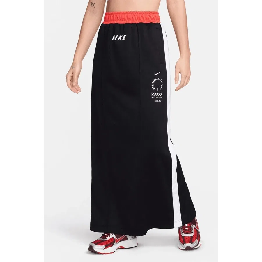 Юбка макси спортивная Nike Sportswear, Черный