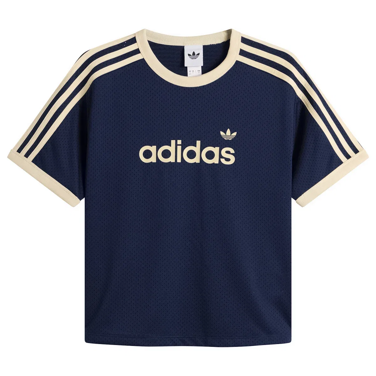 Футболка из сетки с принтом Mesh t-shirt Adidas, Night Indigo & Warm Vanilla