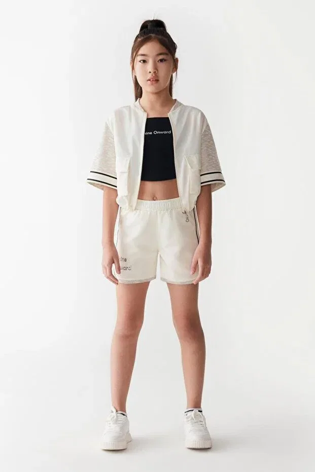 Детские шорты для девочек однотонные Nk Kids, Nude Color
