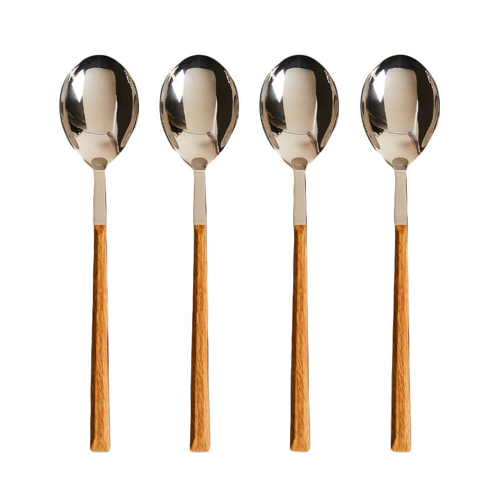 

Набор ложек Zara Home Wood-effect Handles, 4 предмета