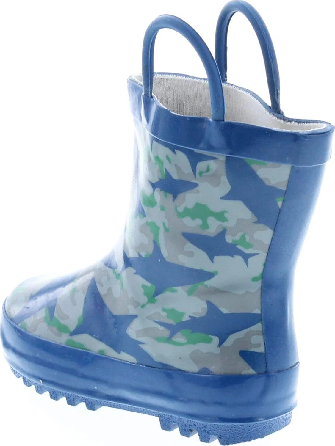 Детские сапоги для мальчиков с камуфляжным принтом Static Footwear, Shark Camo — фото 3