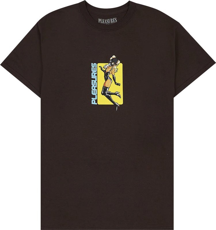 

Футболка Pleasures Baked T-Shirt 'Chocolate', коричневый