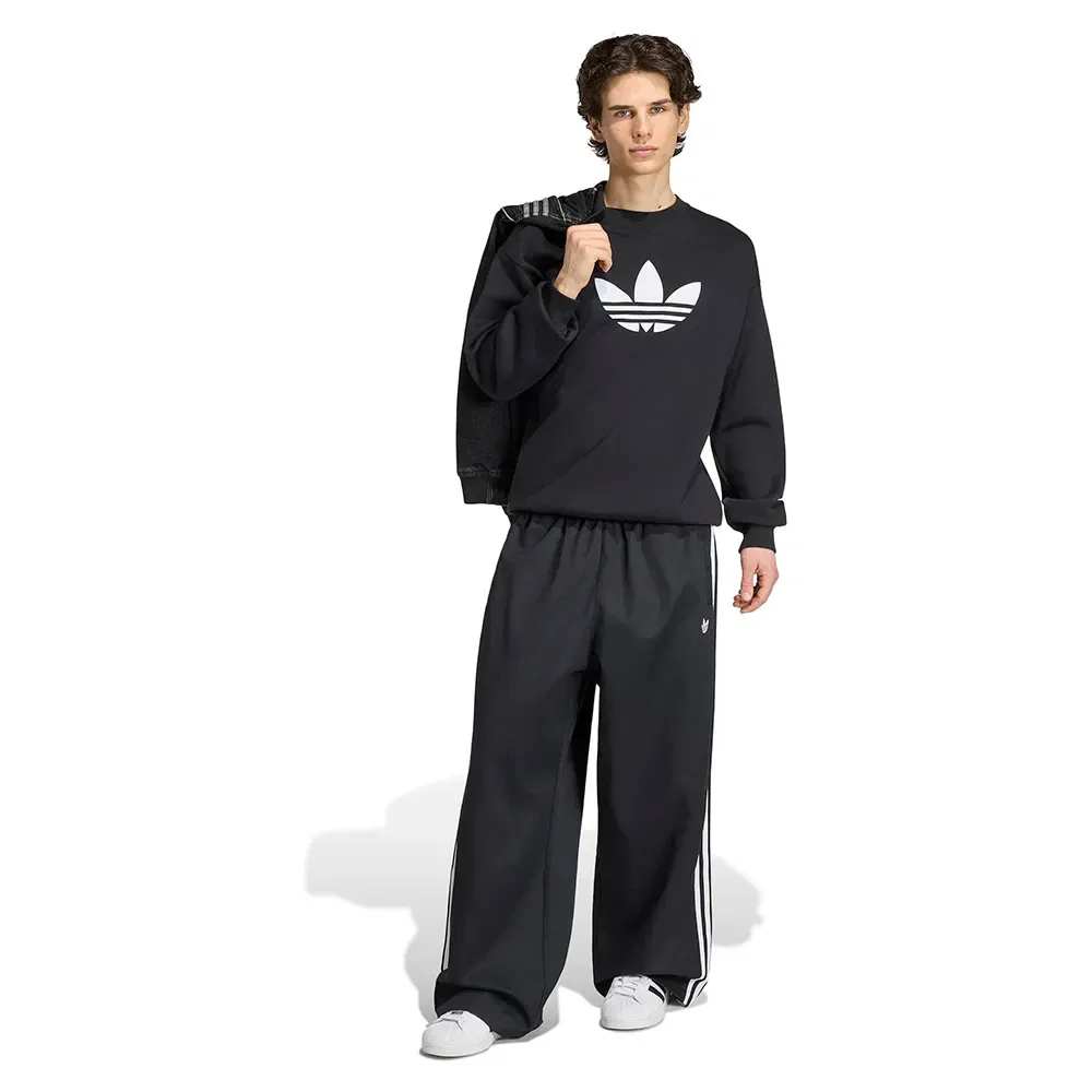 Мужские брюки из твила Adicolor SST Cotton Twill Adidas Originals, Black — фото 4
