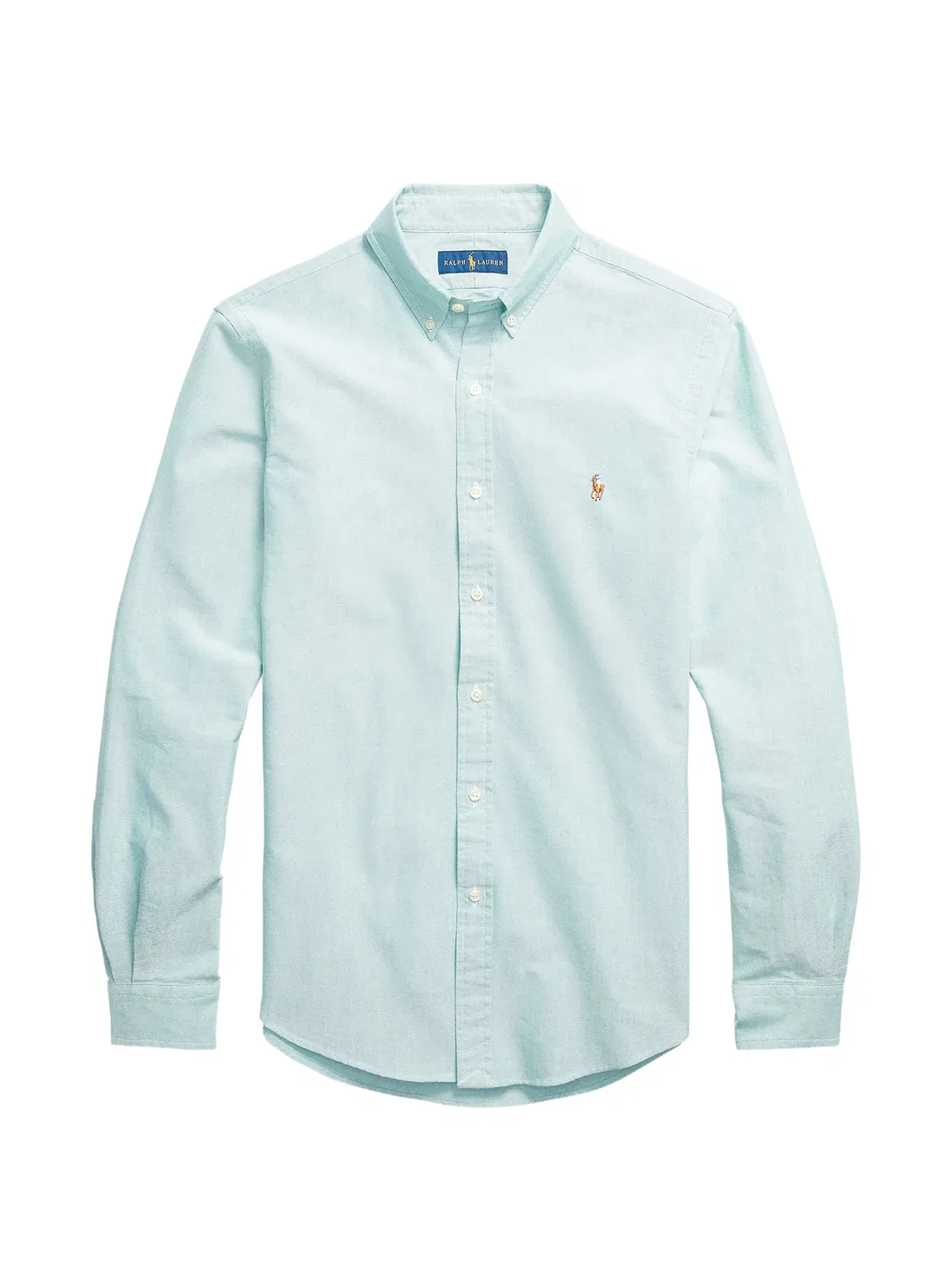 Рубашка из хлопка зеленая Polo Ralph Lauren, зеленый