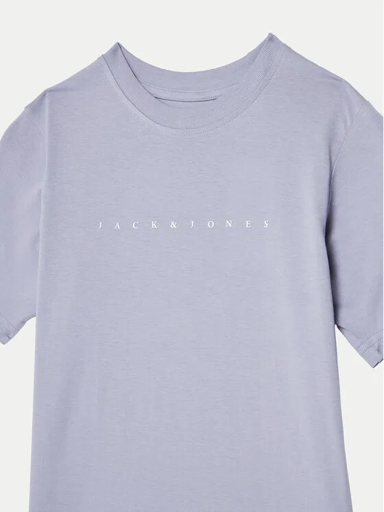 Футболка relaxed fit Star Jack & Jones Junior, фиолетовый — фото 3