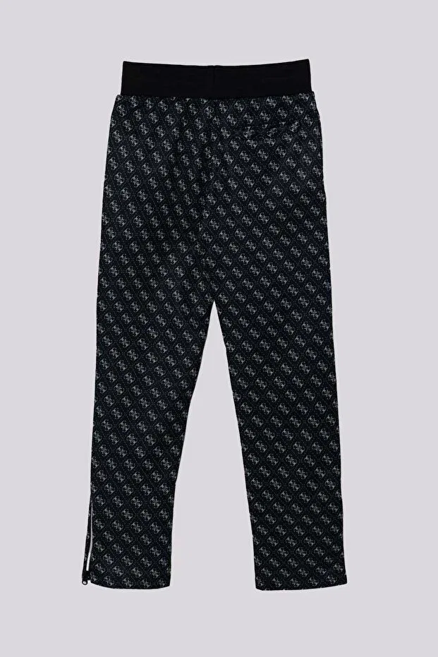 Детские спортивные штаны для мальчиков с принтом Guess, Black — фото 3