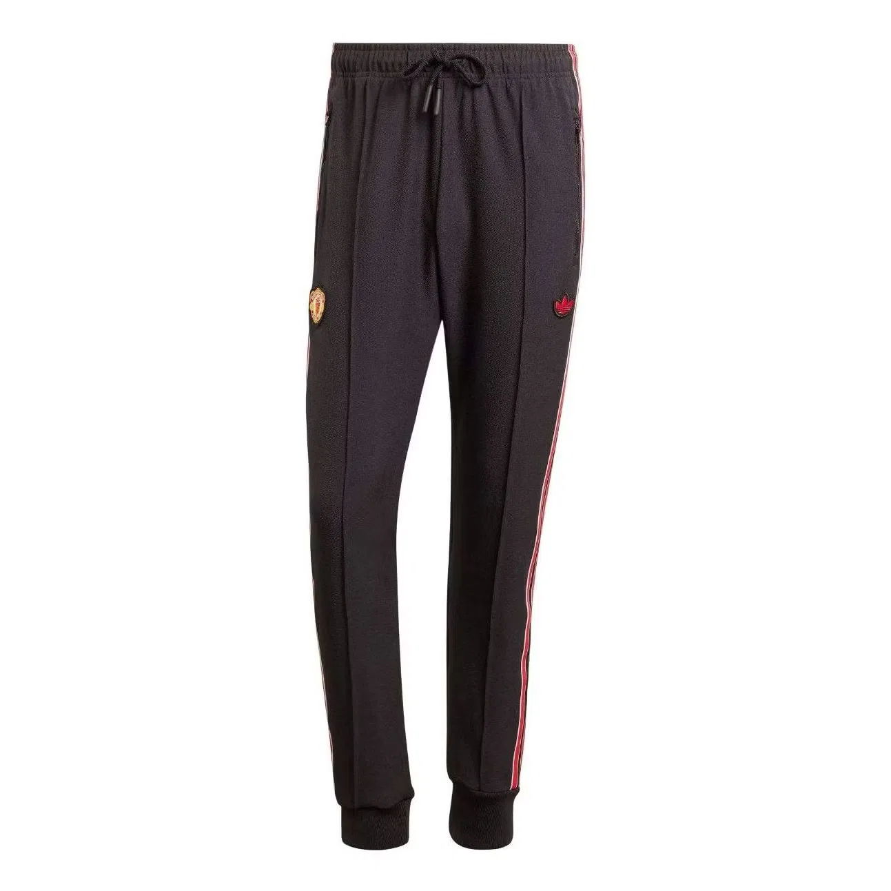 Брюки спортивные с логотипом Manchester United Terrace Icons Adidas, черный