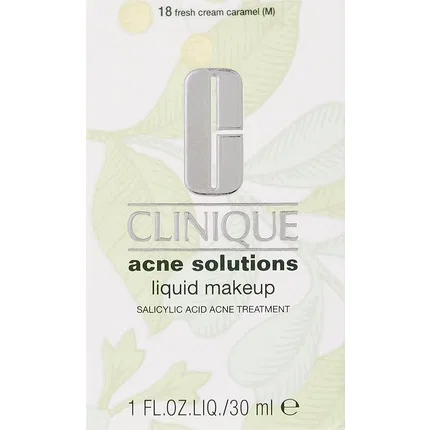 Тональная основа для проблемной кожи Clinique Acne Solutions, Fresh Cream Caramel, 30 мл