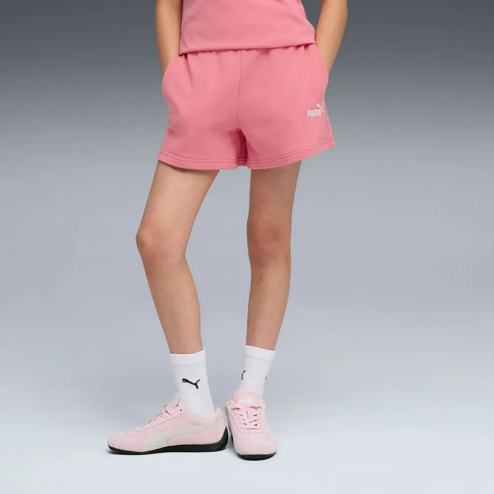 Шорты с логотипом Puma Ess Small Nº1 Puma, розовый — фото 3