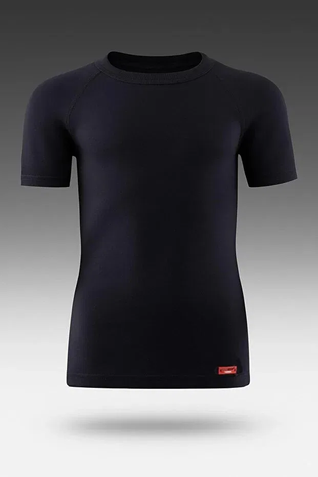 Детское термобелье для мальчиков с коротким рукавом Blackspade, Black