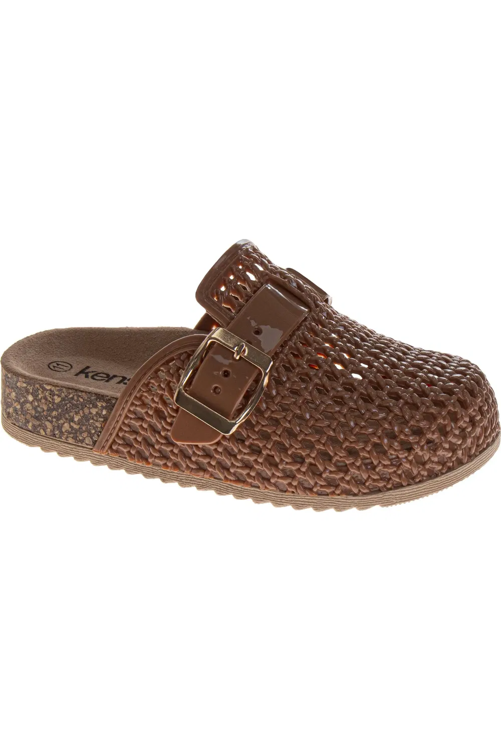 Детские сандалии клоги повседневные Kensie Girl, Tan Solid