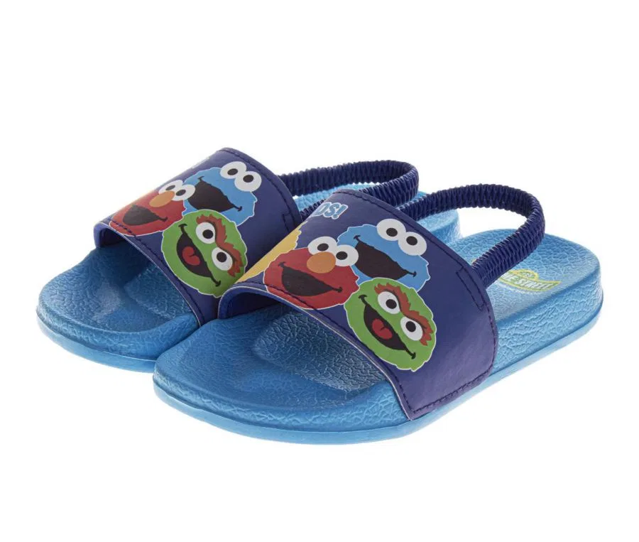 Сандалии-слайды с персонажами Sesame Street, Blue