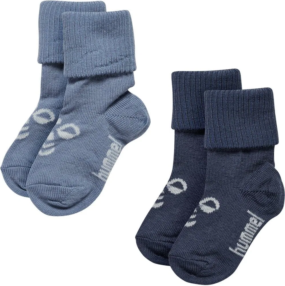 Носки с шерстью комплект 2 пары Hmlmini Wool Hummel, синий